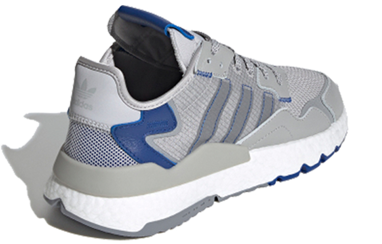 Мужские кроссовки adidas Originals Nite Jogger (серо-синие) — Серый / синий — фото 4