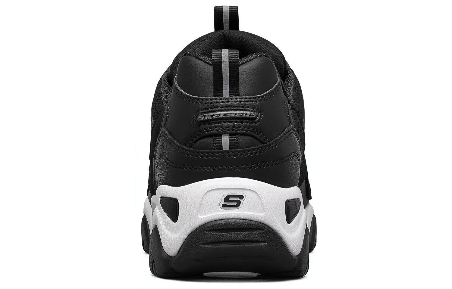 Женские кроссовки Skechers D'Lites 2.0 (черно-белый) — Чёрныйбелый — фото 4
