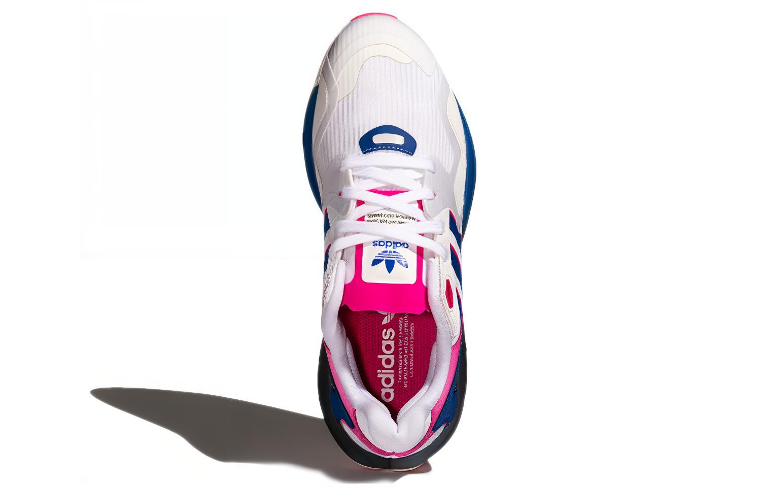 Кроссовки adidas originals ZX Alkyne (бело-розово-синие) — Белый / розовый / синий — фото 5