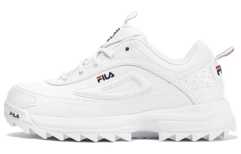 FILA Distorter Premium Abrasion Resistant Cushioning Low top Casual Shoes Women's White