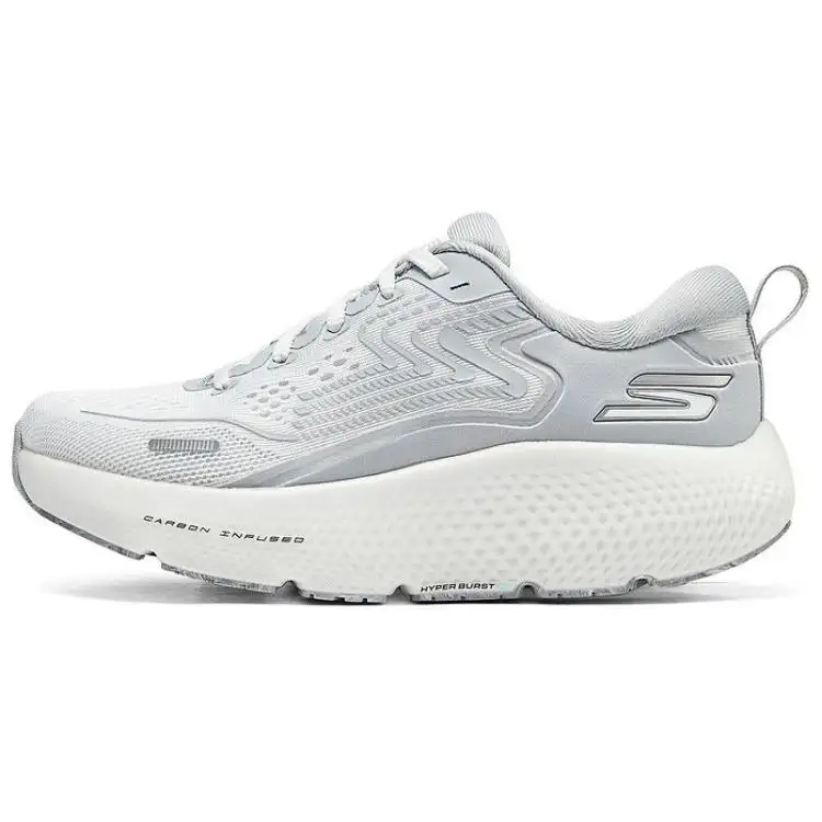 Skechers Arch Fit Abrasion Resistant Breathable Abrasion Resistant Breathable Low top Casual Shoes Women's Silver White