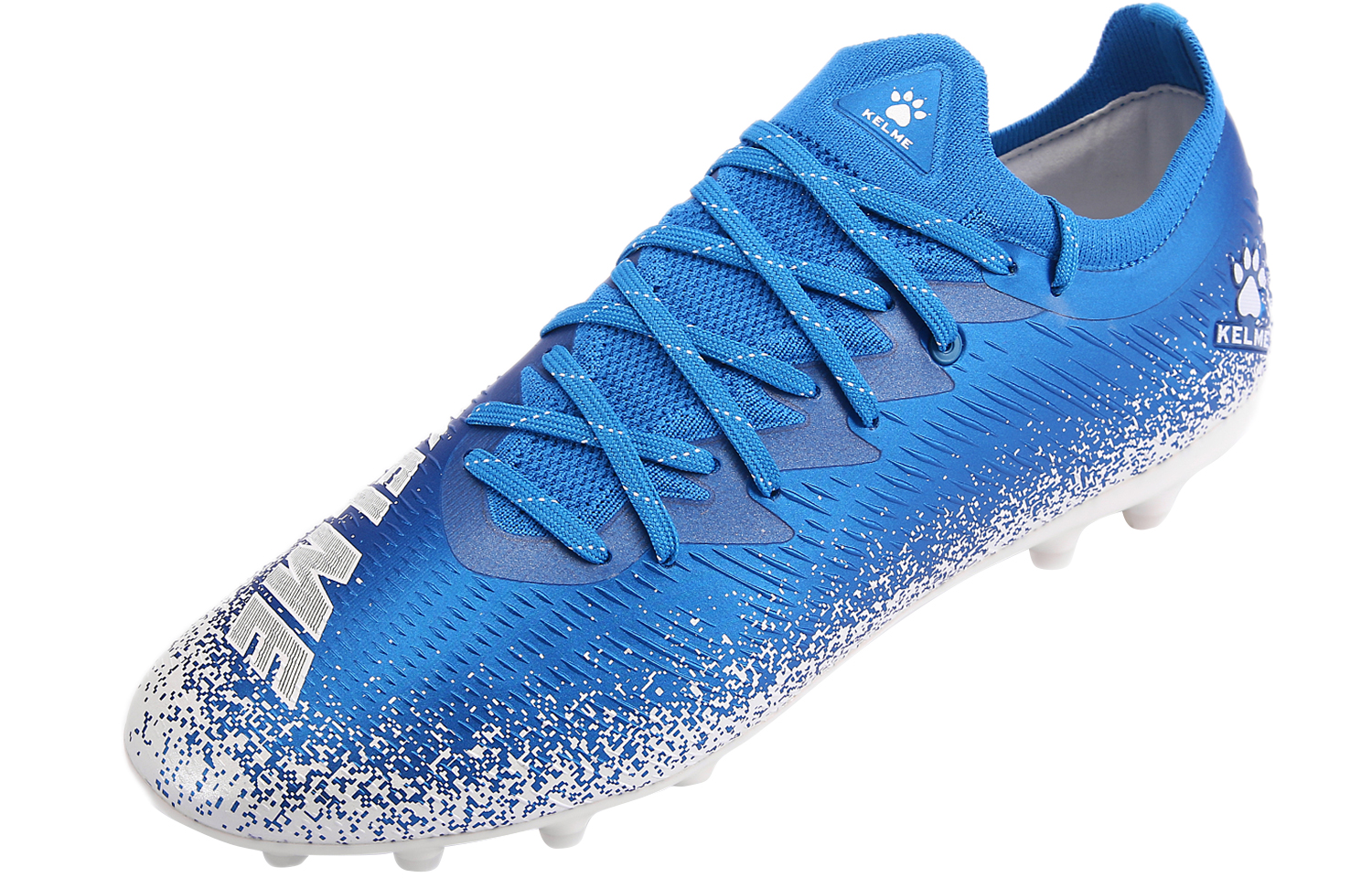 KELME Quickstrike 1.0 Soccer Shoes Unisex Low Top Colorful Blue White