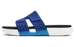 Jordan Hydro 8 Slip Resistant Rubber Sole Slip Resistant Slide Slippers Unisex Blue Black White
