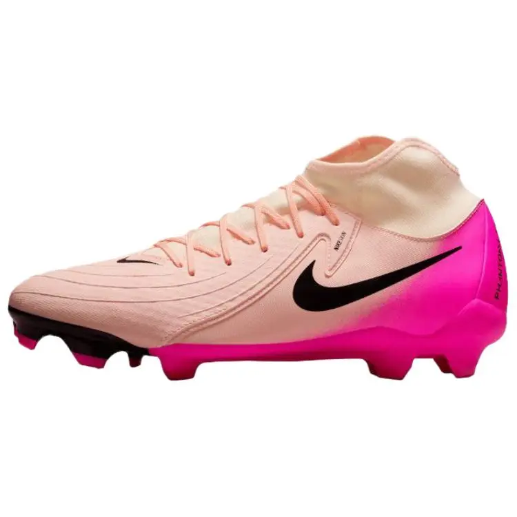 Nike Phantom Luna 2 MG Multi Ground FG Firm Ground Abrasion Resistant Coverage Soccer Shoes Men's Pink