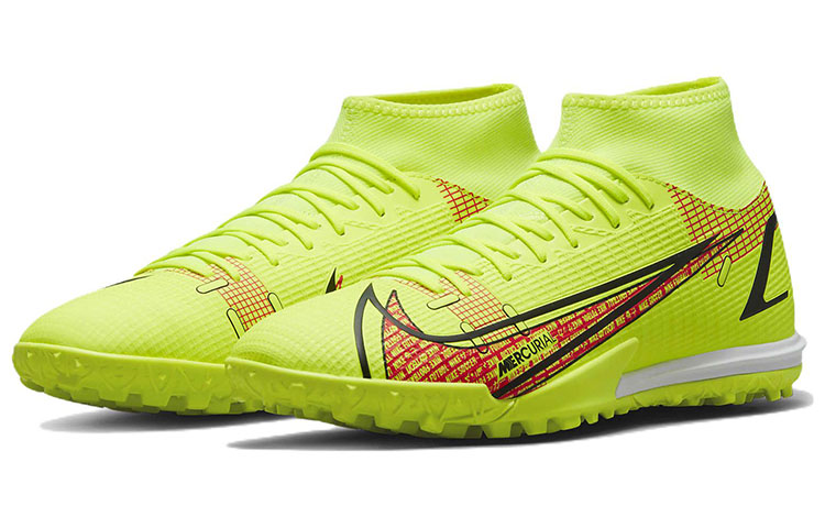 Кроссовки Nike Mercurial Superfly 8 14 Academy TF (желтый / черный) — Жёлтый / чёрный — фото 3