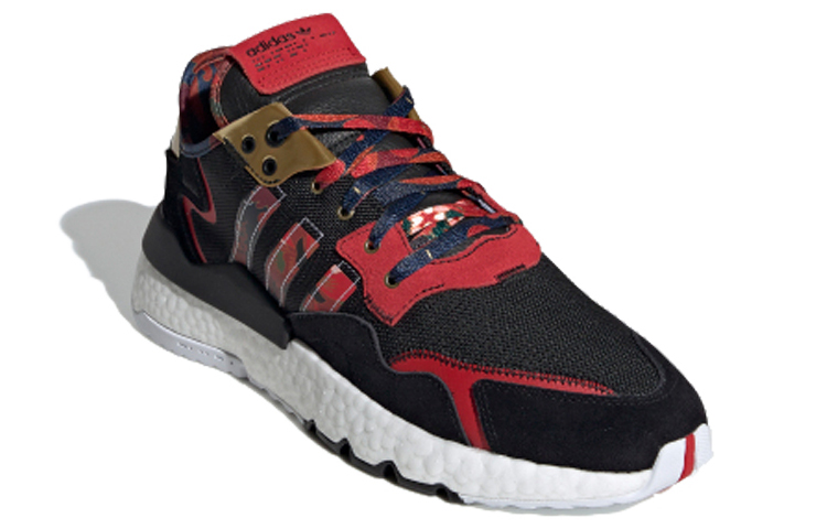 Унисекс кроссовки adidas originals Nite Jogger (черно-золотой) — фото 2