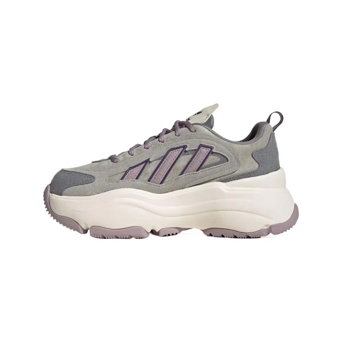 Adidas OZGAIA Wear resistant And Lightweight Low top Casual Shoes Women's Gray