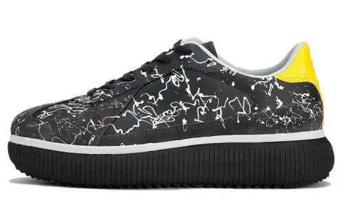 Onitsuka Tiger Delecity Cushioning Slip Resistant Abrasion Resistant Low top Casual Shoes Unisex Black White Yellow