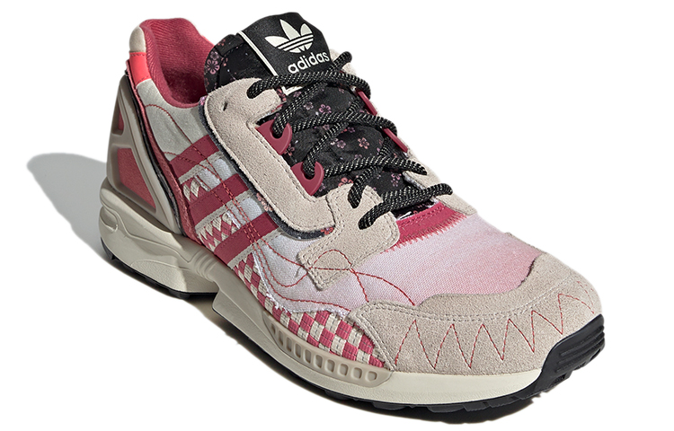 Кроссовки adidas Originals ZX 8000 (серо-красные) — фото 3