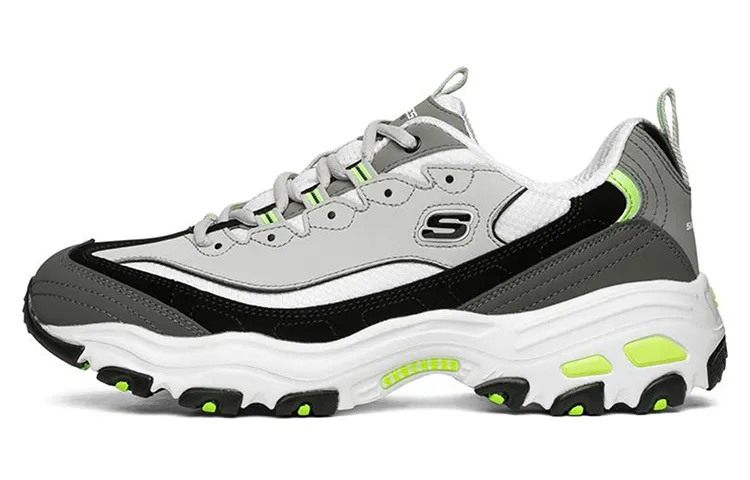 Skechers D'lites 1.0 Sport Shoes Grey/Green