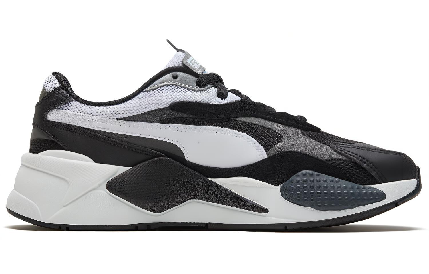 Мужские кроссовки PUMA RS-X³ Puzzle (черно-белые) — фото 2