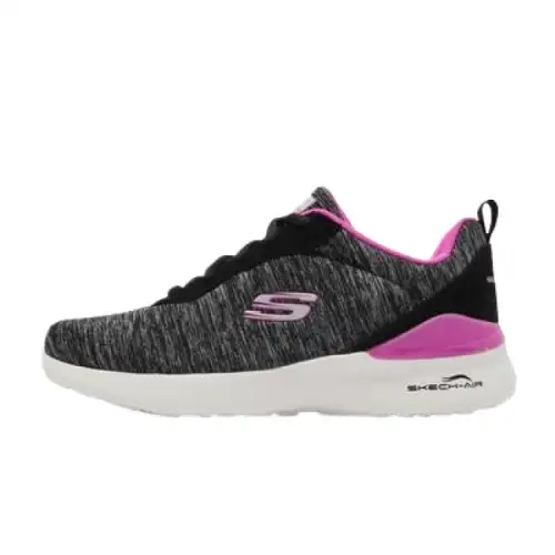 Skechers Mesh Comfortable Support Impact Resistant Lightweight Low top Casual Shoes Women's Black