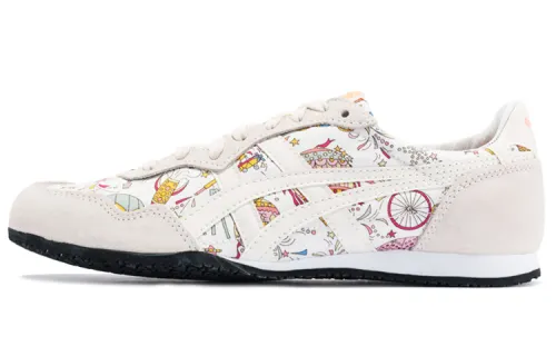 Onitsuka Tiger Serrano Comfortable Wear resistant And Lightweight Low top Casual Shoes Women's Oat