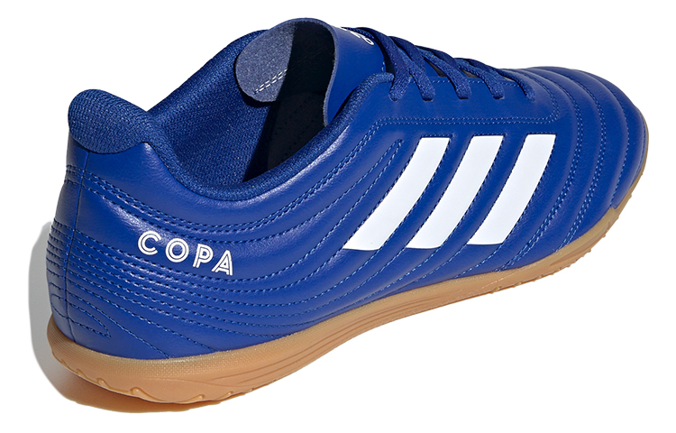 Мужские кроссовки adidas Copa 20.4 IC/IN (синий / белый / коричневый) — фото 4