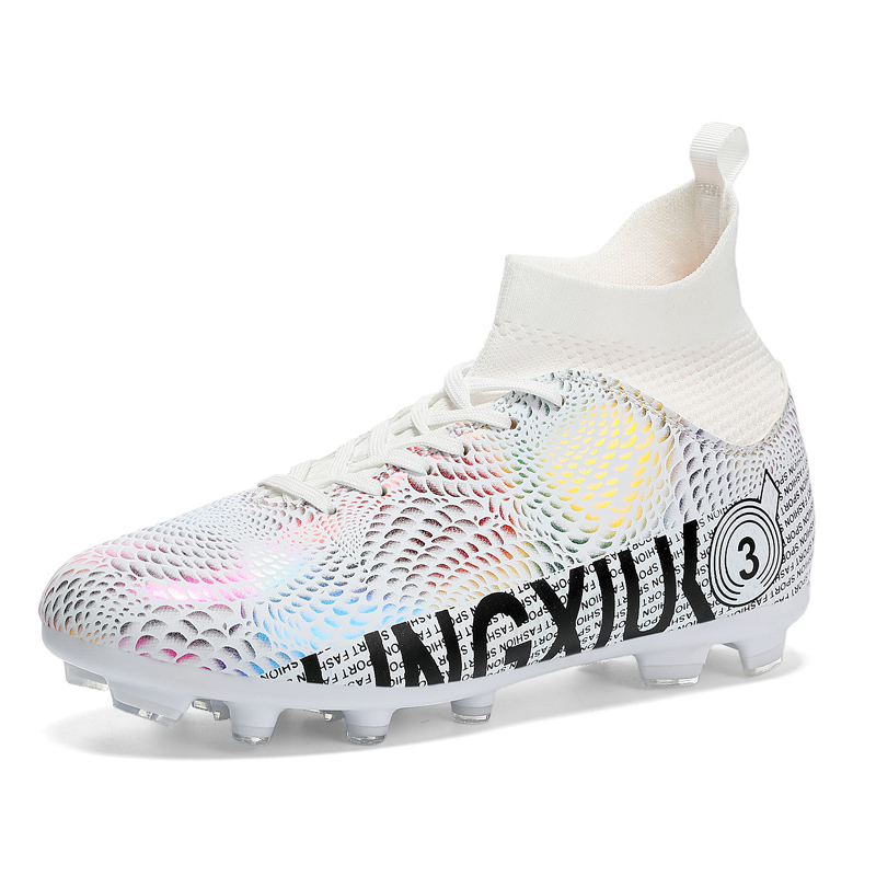 SHUANGDING AG Artificial Ground Artificial Turf Cushioning Slip Resistant Cushioning Slip Resistant Soccer Shoes Unisex