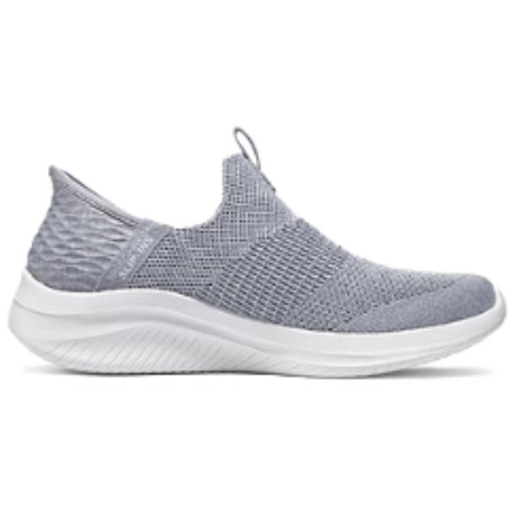 Skechers Ultra Flex 3.0 Fabric Breathable And Lightweight Low top Casual Shoes Women’s Light Gray