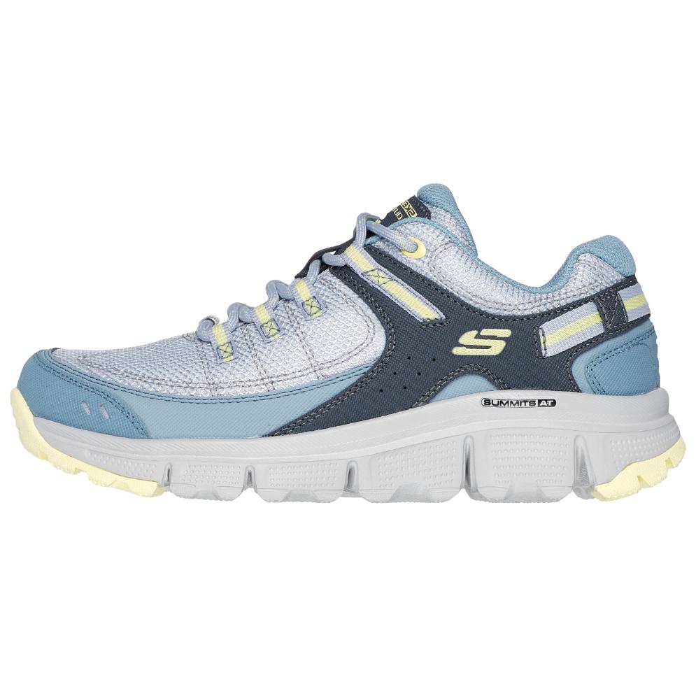 Skechers Summits At Abrasion Resistant Low top Casual Shoes Women's Gray Blue