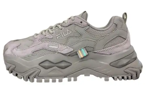 FILA Twine Max Low top Casual Shoes Unisex Gray Korean Style