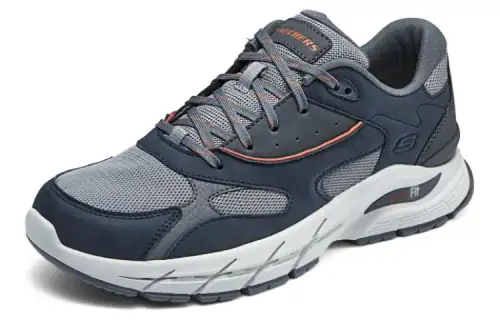 Skechers Abrasion Resistant Breathable Low top Casual Shoes Men's Blue Gray