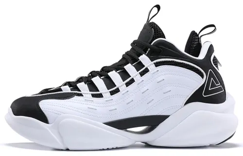 PEAK Mid top Casual Shoes Men's White Black