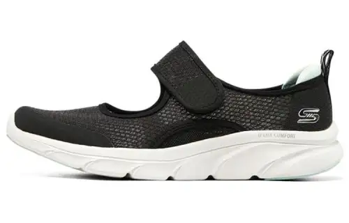 Skechers D'lux Comfort Low top Sports Casual Shoes Women's Black White