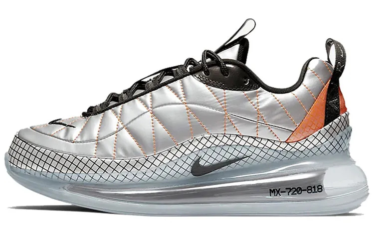 Nike Mx 720 818 Metallic Silver Total Orange Women's