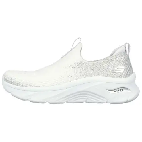 Skechers ARCH FIT D'LUX Low top Casual Shoes Women's White