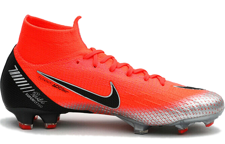 Мужские бутсы Nike Mercurial Superfly 6 (красные) — Чёрныйкрасный — фото 2