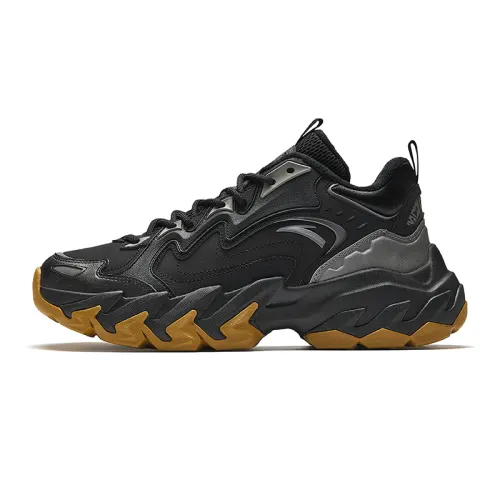 Anta Rock Comfortable Fashion Fleece Lined Slip Resistant, Abrasion Resistant, Thermal Mid top Casual Shoes Men's