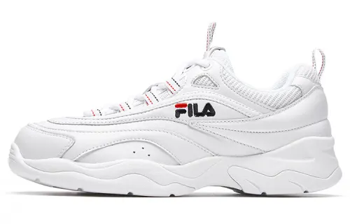 FILA Ray Mesh, Textile Low top Casual Shoes Men's Group White