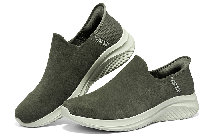 Skechers Ultra Flex 3.0 Hands Free Slip Ins Comfortable Low top Casual Shoes Men’s Brown