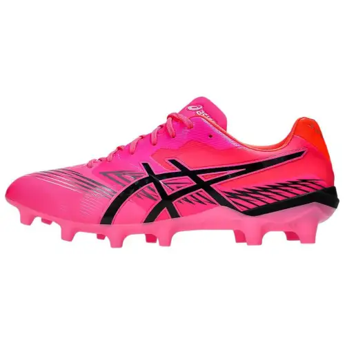 Asics Anti-Slip Wear-Resistant Soccer Shoes Unisex Pink