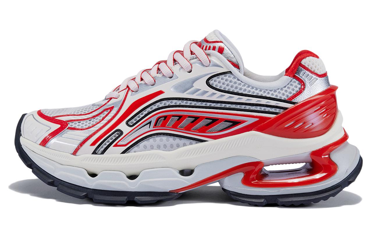 Li Ning Furious Rider BOW Slip Resistant Abrasion Resistant Low top Casual Shoes Men's Red White
