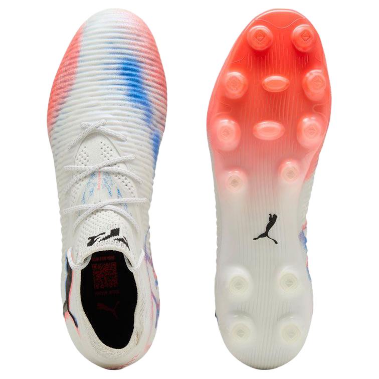 PUMA Future 8 Ultimate Soccer Shoes Unisex White Red Blue