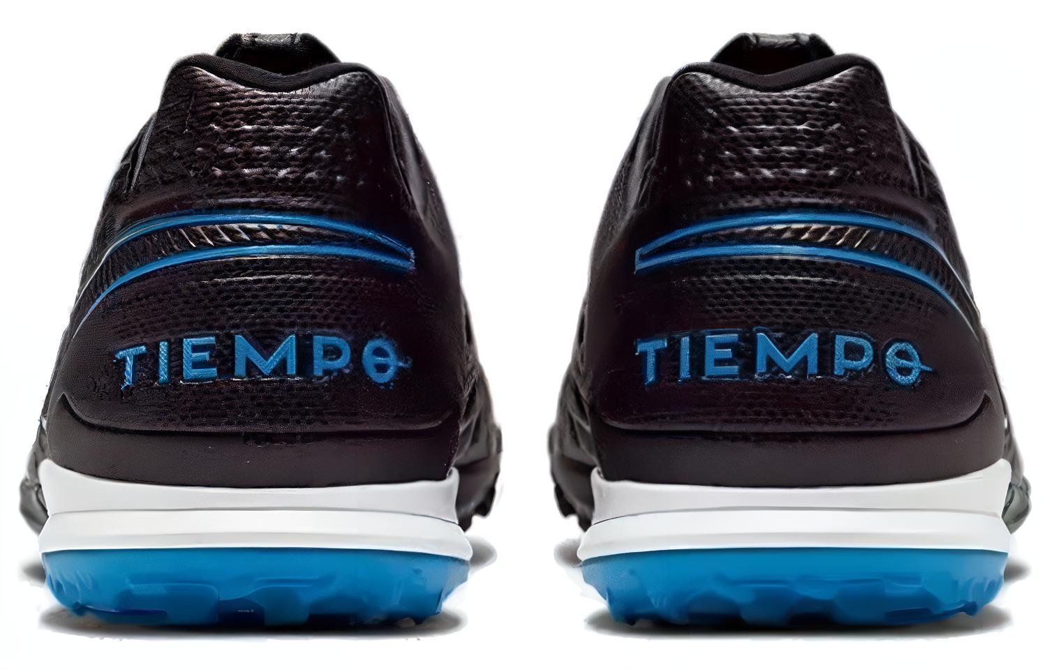 Бутсы Nike Tiempo Legend 8 Pro (черно-синие) — фото 5
