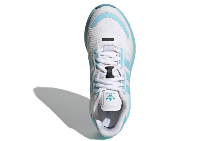 Женские кроссовки adidas ZX 1K (бело-синий) — Белый / синий — фото 5