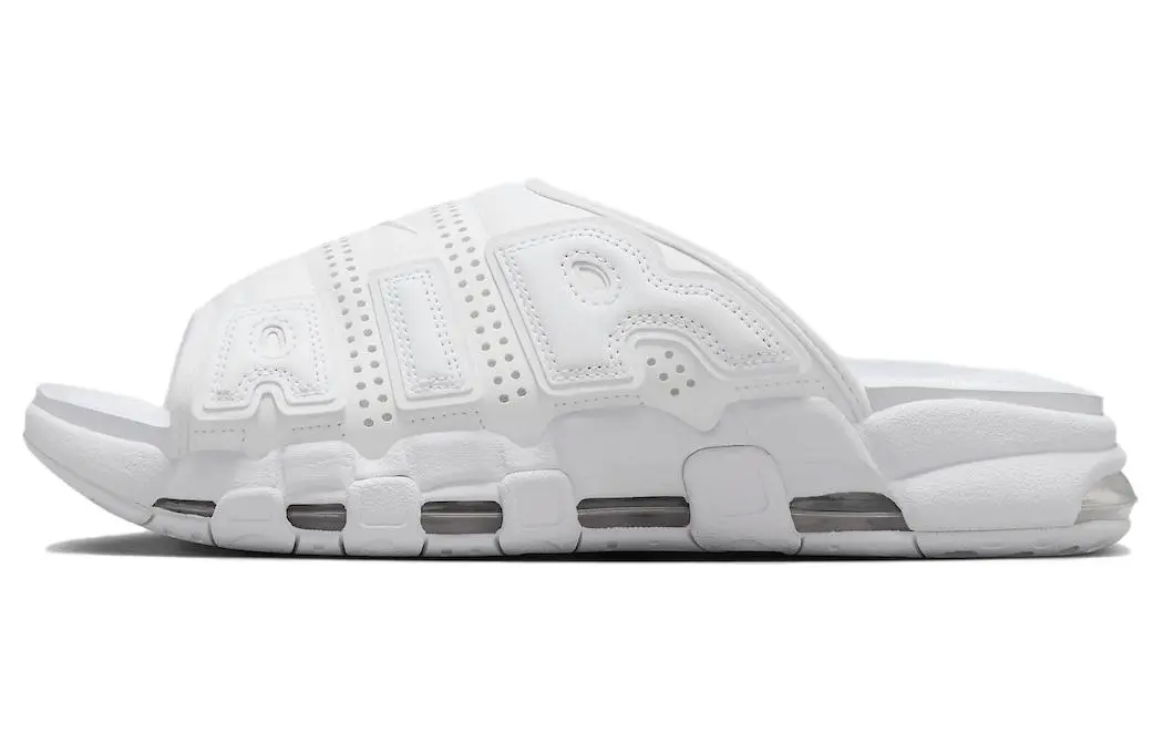 Nike Air More Uptempo Slide Slippers Men's White