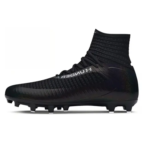 Under Armour MG Multi Ground Natural Grass Breathable Soccer Shoes Men's Black