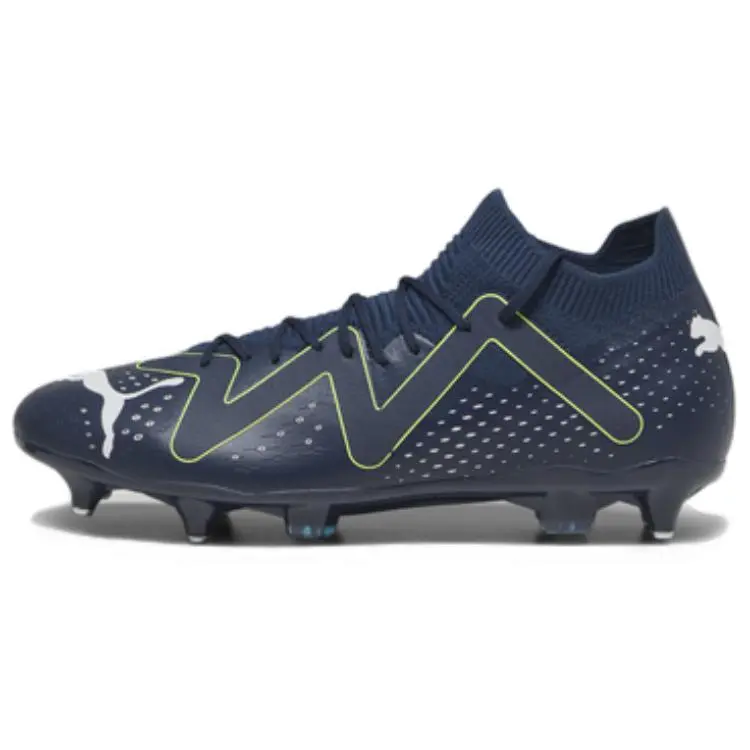 PUMA Future Match Mxsg Comfortable Abrasion Resistant Soccer Shoes Men's Navy Blue
