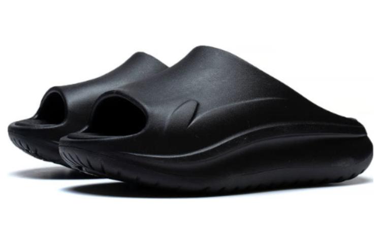 Li Ning SOFT SLIPPER Slip Resistant Abrasion Resistant Slide Slippers Unisex Black