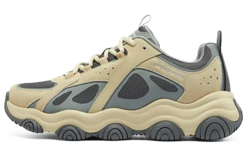 Skechers Rover X Textile, Leather Low top Casual Shoes Men's Beige Gray