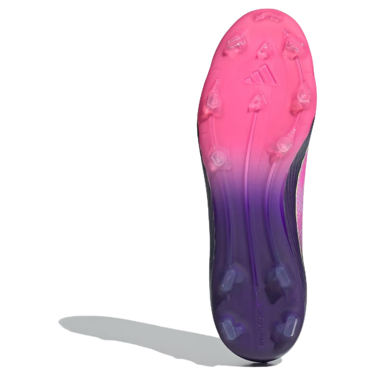 Adidas Lamine Yamal x Adidas F50 League Laceless FG/MG ‘Purple White Lucid Lemon’