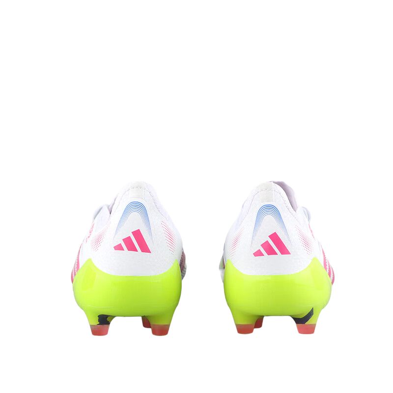 Adidas PREDATOR ELITE Slip Resistant Abrasion Resistant Soccer Shoes Unisex White Pink