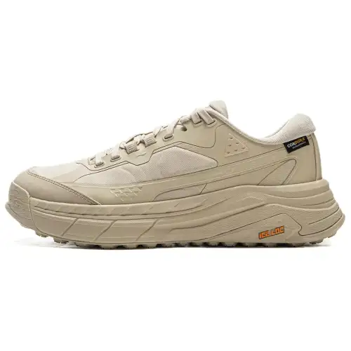 Li Ning Star Path 2 Cushioning, Wear Resistant Low top Casual Shoes Unisex Gray Yellow