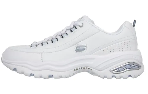 Skechers Leather Cushioning Slip Resistant Abrasion Resistant Lightweight Low top Casual Shoes