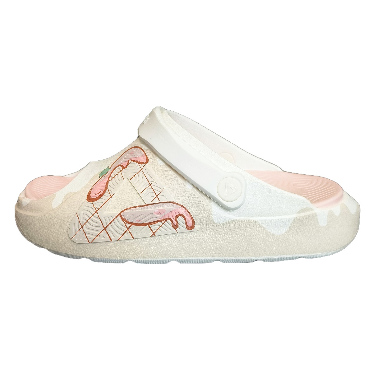 PEAK Statistic Sandals Slide Slippers Women's Ecru/Pink