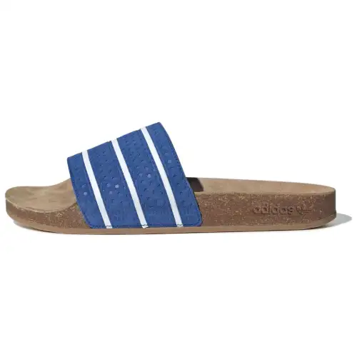 Adidas Adilette Slides Royal Blue Core White Gum