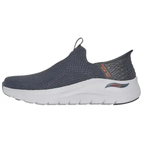 Skechers Slip Ins Low top Casual Shoes Men's Gray Orange
