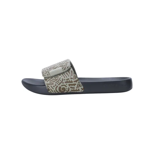 Quiksilver EVA Graffiti Abrasion Resistant Abrasion Resistant Slide Slippers Men's Ink Black