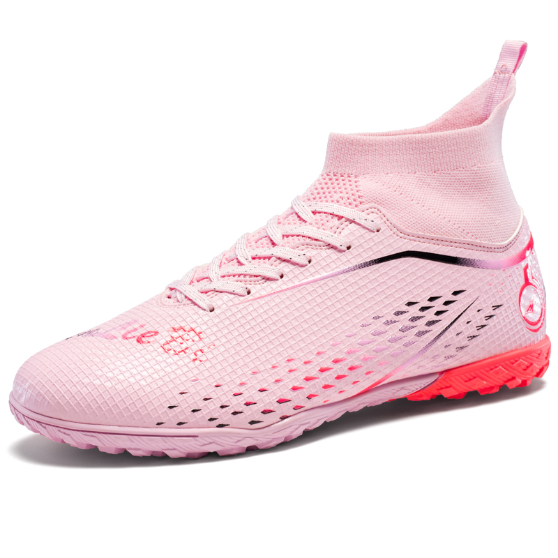 Sportful Soccer Shoes Men’s Low Top Pink Turf/Green Studs/Yellow Turf